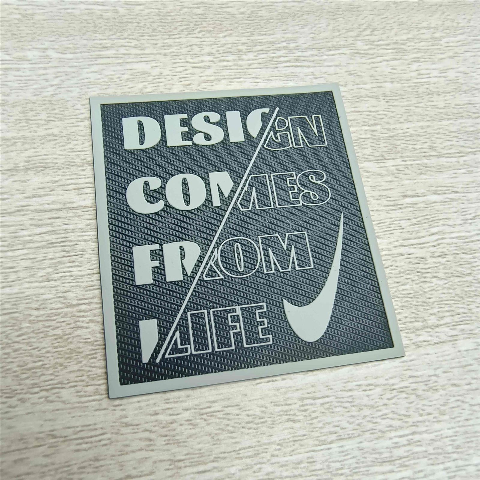 3Dsilicone heat transfer badge4 3Dsilicone heat transfer badge4